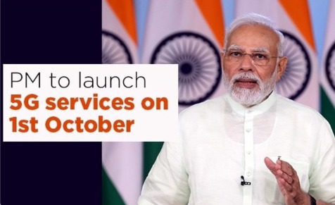 'PM to launch 5G services on 1st October'